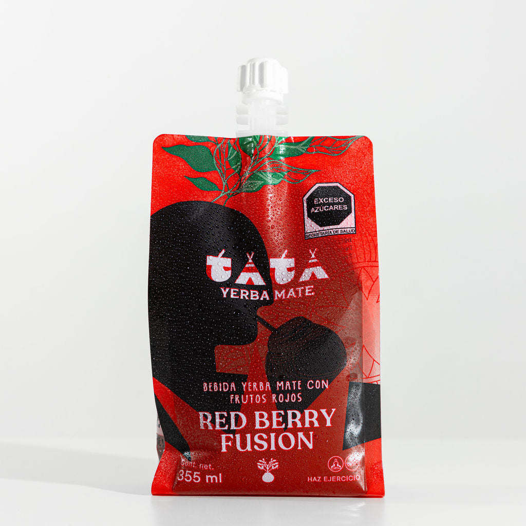 Red Berry Fusion - Bebida de Yerba Mate con Frutos Rojos, 355ml